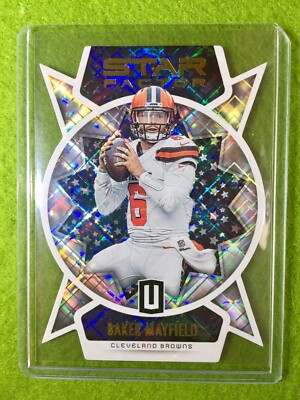 BAKER MAYFIELD PRIZM STAR FACTOR REFRACTOR SP BROWNS 2019 Unparalleled