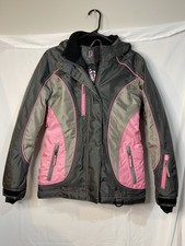 Divas Snow Gear Size Xs Women’s Snowmobile Riding Jacket Pink,grey,black