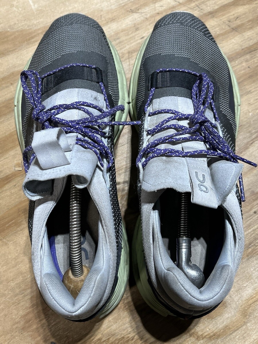 On Cloud Cloudnova Men 11.5 Rock Meadow Gray Green Lace Mesh  display picture 3