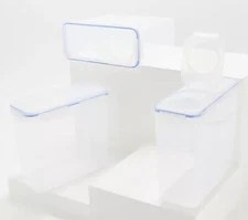 LocknLock Set of 3 Cereal Containers Storage Set, 3.5 Qt ea K51038