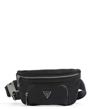 Guess Bum Bag/ Belt Bag Leather Black Color.
