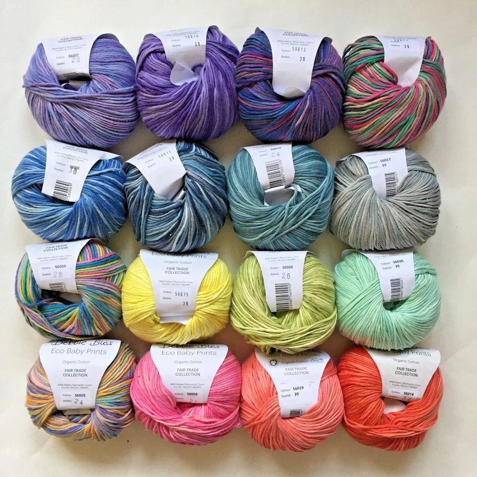 Debbie Bliss Eco Baby Prints 4ply - 1 x 50g - 100% Cotton