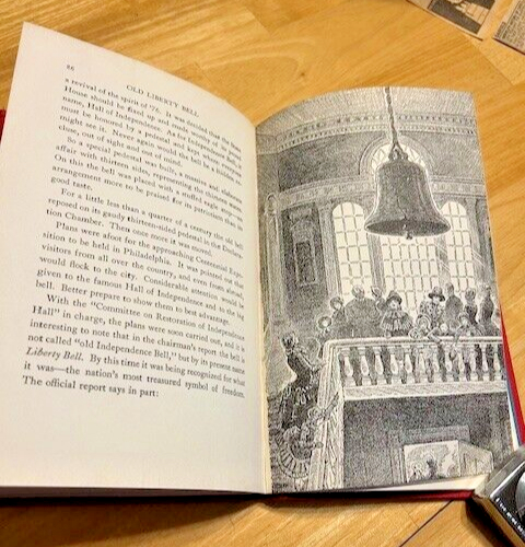 Vintage History Children/OLD LIBERTY BELL/Rogers & Beard/HC/1942/Used Good - Picture 11 of 12