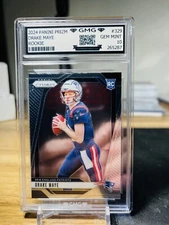 2024 Panini Prizm Drake Maye Rookie GMG Graded 10 Gem Mint 💎 RC