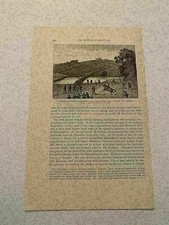 KP97) Union General Abner Doubleday Division Antietam Civil War 1887 Engraving