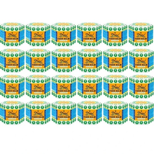 24 X Tiger Balm White Ointment 30g for Headache, Muscle Pain Relief & Massage