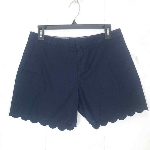 Banana republic navy blue scalloped chino 5 inch shorts size 4