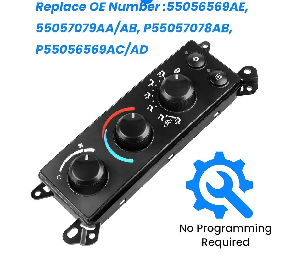 Front A/C Heater Climate Control Module For 2006-2008 Dodge Ram 1500 2500 3500 - Image 4 of 4