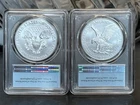 2021 $1 Silver Eagle PCGS MS70 Type 1 & 2 American Silver Eagles. First Strike!