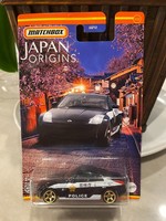Matchbox Japan Origins 11/12 Nissan 350Z Polizeiauto, Schwarz, 1:64