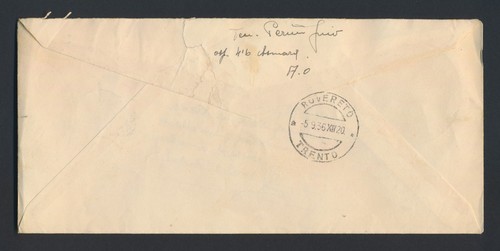Cubierta italiana Etiopía 1936 Somalilandia 2,5 L negra 12 correo aéreo directo daoua-trento, en muy buen estado - Imagen 4 de 22