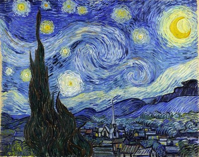 Vincent van Gogh Starry Night Reproduction   Giclee Canvas/Paper/Stretched