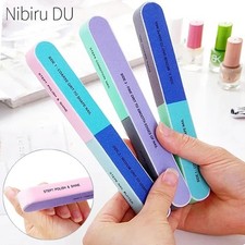 Manicure Nail File Emery Boards Sanding Buffer Shiner File Beauty Tool 5Pcs