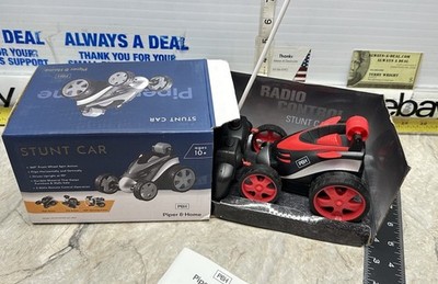 STUNT CAR Off Road RC Remote Control Drives Upright High Speed Flip 360 Spin RED