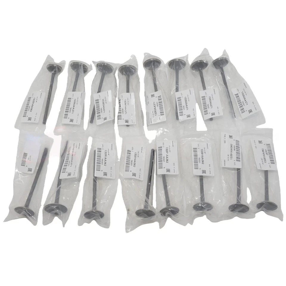 Subaru Legacy Impreza Outback 2.5L Engine Valves Kit Intake & Exhaust 16pcs - Image 2 of 4