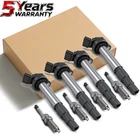 4X Ignition Coil + 4X Iridium Spark Plug For 2009-2017 Toyota Corolla 1.8L UF596