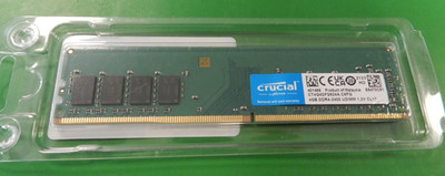 Crucial - 4GB DDR4 - 2400 - UDIMM - 1,2V CL17 - CT4GDFS824A - NEU
