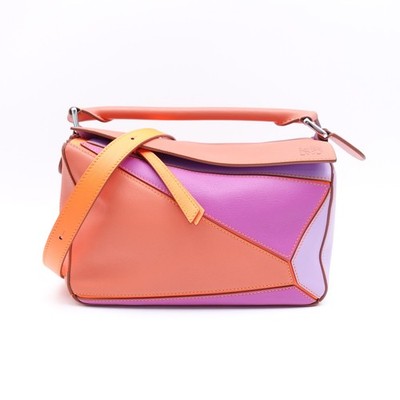 Loewe Puzzle Edge Multicolor Calfskin Satchel T10398409