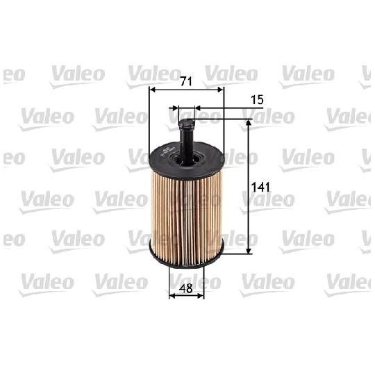 ÖLfilter FüR VW FOX 5Z 1.4 05 Bis 09 Valeo Original Cjca-image