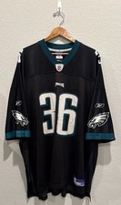 Reebok NFL Philadelphia Eagles Brian Westbrook #36 Black Jersey Size 4XL