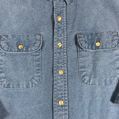 Vintage Five Brother Shirt Mens Large L Blue Flannel Button Up Grunge 90s USA, Size L, $21.2 - Photo 3