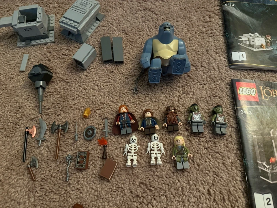 LEGO Lord Of The Rings 9473 The Mines Of Moria Great Condition w/ Instructions - Image 2 of 4