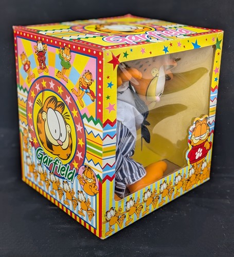 Rare Vintage Paws Garfield Navy Sailor Sun Hing Toy Co - Picture 2 of 10