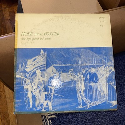 ELMO HOPE QUARTET AND QUINTET-HOPE MEETS FOSTER VINYL DG  RVG EX MONO 446 W 50th