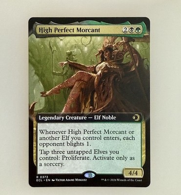 Magic the Gathering: High Perfect Morcant (Extended Art) Lorwyn Eclipsed Reg NM