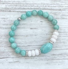 Handmade beaded bracelet women Fashion Jewelry Stones Turquoise