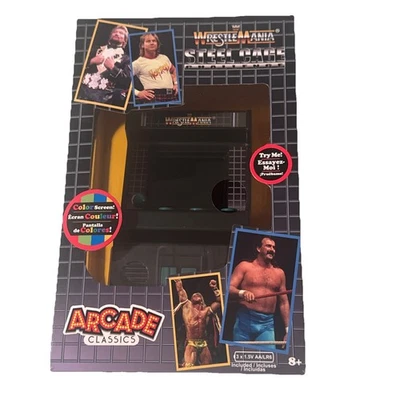 WWF WWE Handheld Mini Arcade Classics Wrestlemania Steel Cage Challenge Game New