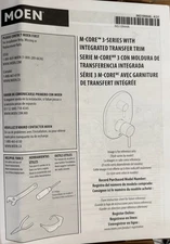 Moen M-CORE 3-Series 2 Handle Shower Trim Kit Chrome, Valve Required See Pics