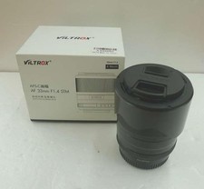 VILTROX AF 33mm F1.4 X Mount Mirrorless Camera Lens Used