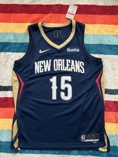 Rare Jose Alvarado Rookie Jersey New Orleans Pelicans Large Nike 75 Anniversary