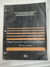 1997 Mercury Villager Powertrain Controlemissions Diagnosis Service Manual