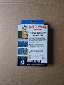 Land of Illusion Starring Mickey Mouse (Sega Game Gear, 1993) Complete CIB 