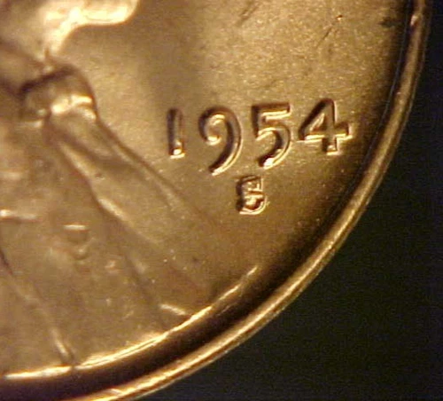 1954-S/S RPM Lincoln Wheat Cent Ch/Gem BU Red - Great Variety - c7075xsc1