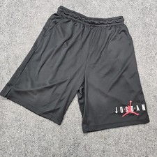 Nike Air Jordan Shorts Boy Youth X-Large Black Athletic Gym Fitness Sport