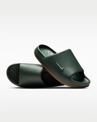 Nike Calm Men's Slides 2.0 Comfort Sandal, Color Fir/Gum Brown New with box