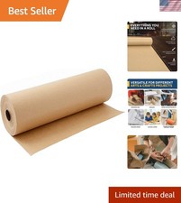 12" X 1200In Brown Kraft Paper 30 Lb Basis Weight Roll Packaging Shipping NEW