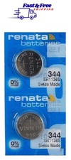 344 Renata Watch Batteries 2Pcs