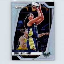 2024 Panini Prizm WNBA Stephanie Soares #47 Silver Prizm Dallas Wings
