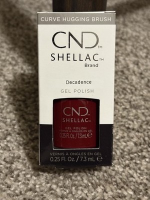 CND Shellac UV Gel Nail Polish NIB  Decadence 0.25oz