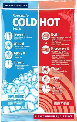 MUELLER Sports Medicine Reusable Cold & Hot Pack, Ice Pack for Injuries and Pain