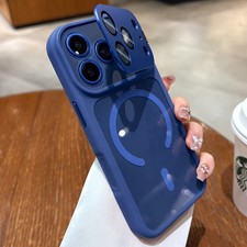 Magnetic Case For iPhone 17 Pro Max 16 15 14 13 12 With Camera Lens Stand Cover