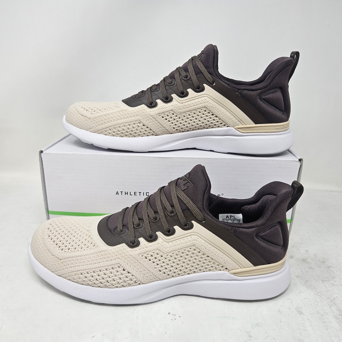 APL‎ Men\'s TechLoom Breeze Running Sneaker, Size 13, Chocolate/Silk/White Amazon.com | APL Men main image 2