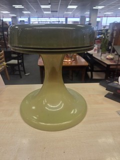 Esma green retro 1970's footstool CS K24