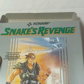 Snakes Revenge Metal Gear Solid NES Konami Box  Polystyrene And Game Only