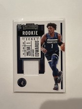 Panini 2020-21 Contenders Rookie Ticket Anthony Edwards RS-AEW Timberwolves