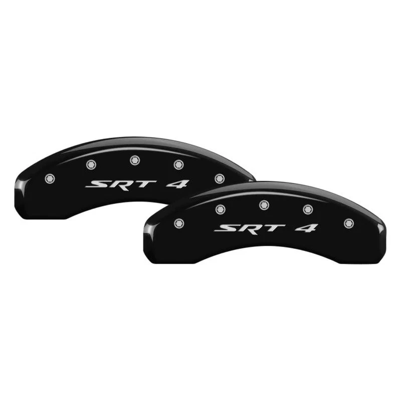 For Dodge Neon 03-05 Caliper Covers Gloss Black Caliper Covers w SRT 4 Engraving Foto 2 de 3